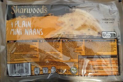 Sharwood's Mini Naan-Brot Classic 260g