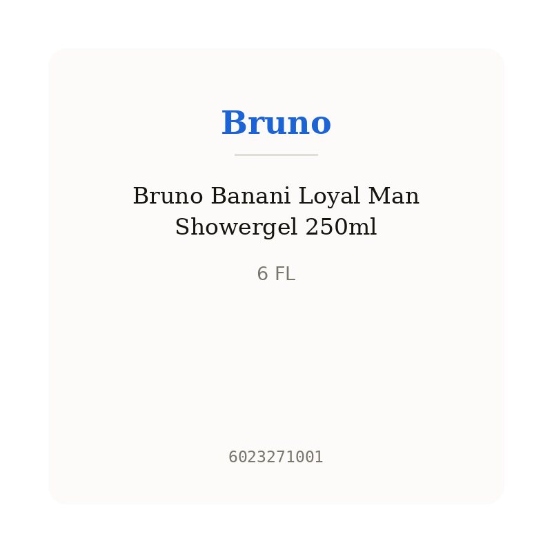 Bruno Banani Loyal Man Showergel 250ml