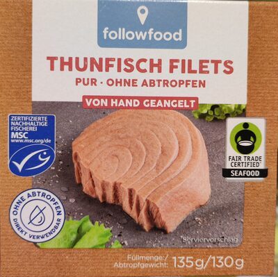 MSC Followfood Thunfisch Filets in eigenem Saft 135g