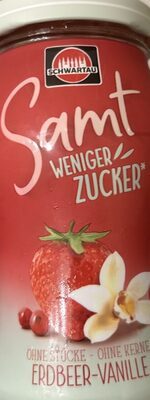 Schwartau Samt weniger Zucker Erdbeer-Vanille 255g