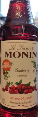 Monin Cranberry Sirup 0,25l