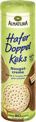 Bio Alnatura Hafer Doppelkeks Nougat 330g