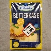 Meggle Butterkäse Scheiben 45% Vollfettstufe 150g