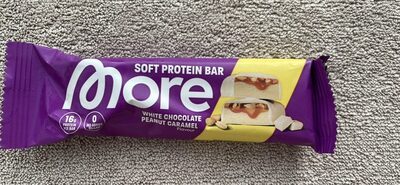 More Soft Bars White Chocolate Peanut Caramel 50g