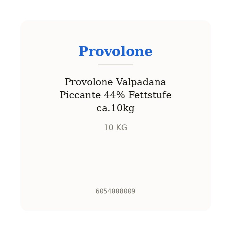 Provolone Valpadana Piccante 44% Fettstufe ca.10kg