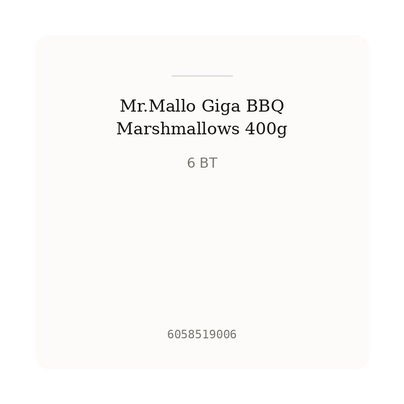 Mr.Mallo Giga BBQ Marshmallows 400g