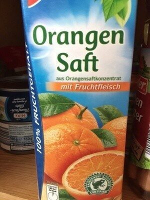GUT&GÜNSTIG Orangensaft mit Fruchtfleisch 1l