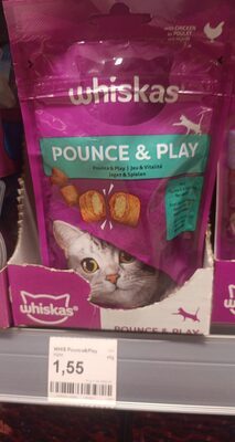 Whiskas Pounce & Play mit Huhn 45g