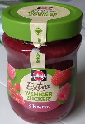 Schwartau Weniger Zucker 3 Beeren 300g