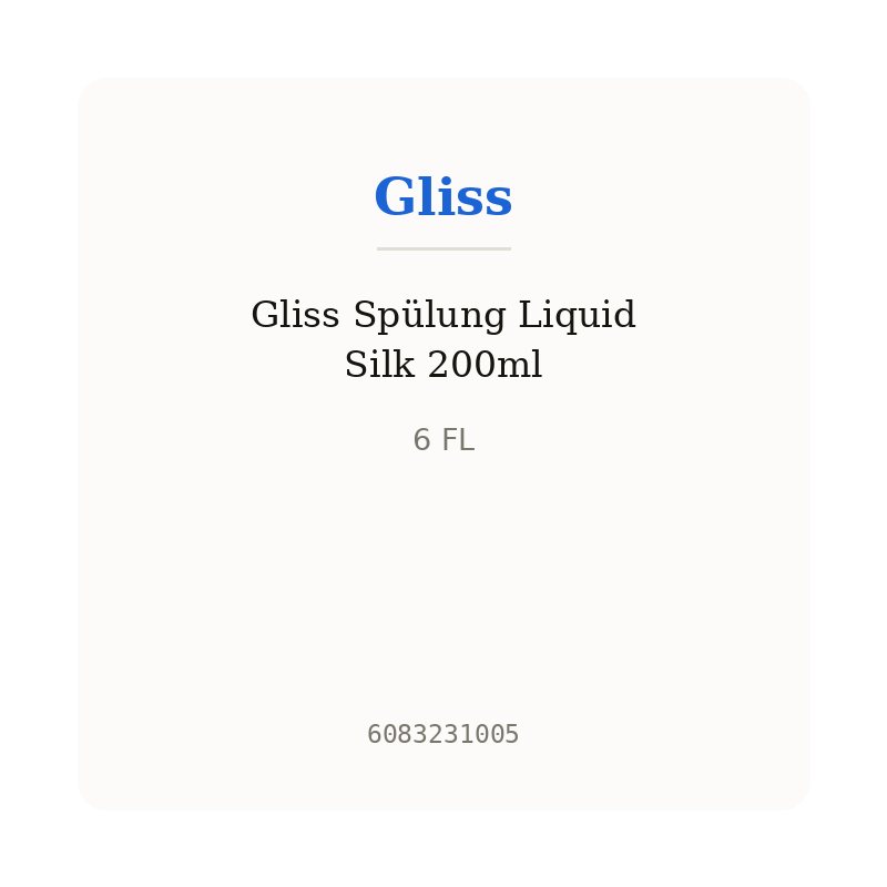 Gliss Spülung Liquid Silk 200ml