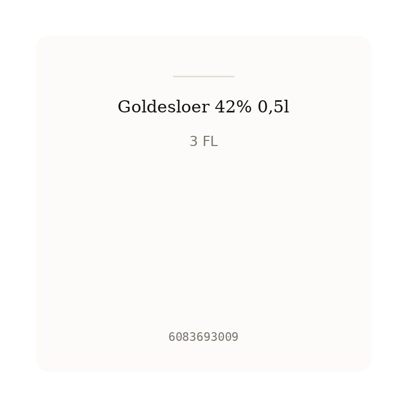 Goldesloer 42% 0,5l