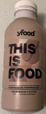 yfood Trinkmahlzeit Cold Brew Coffee 0,5l DPG
