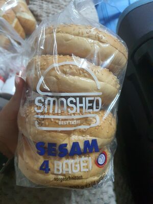 Smashed Bagels Sesam 4x75g
