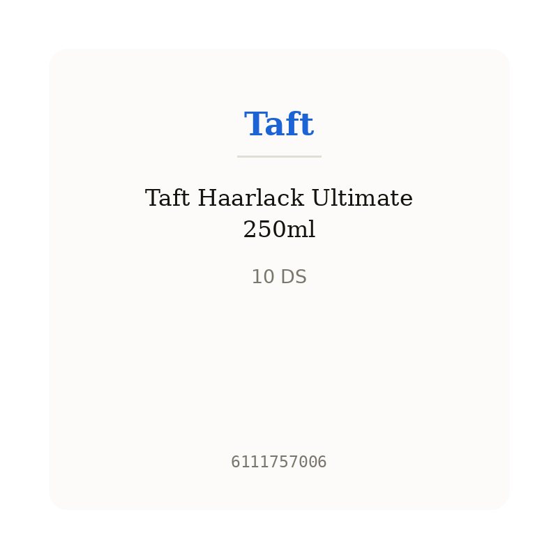 Taft Haarlack Ultimate 250ml