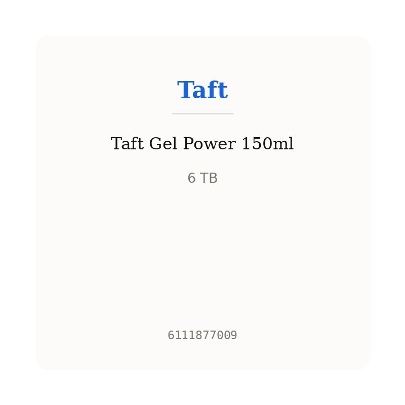 Taft Gel Power 150ml