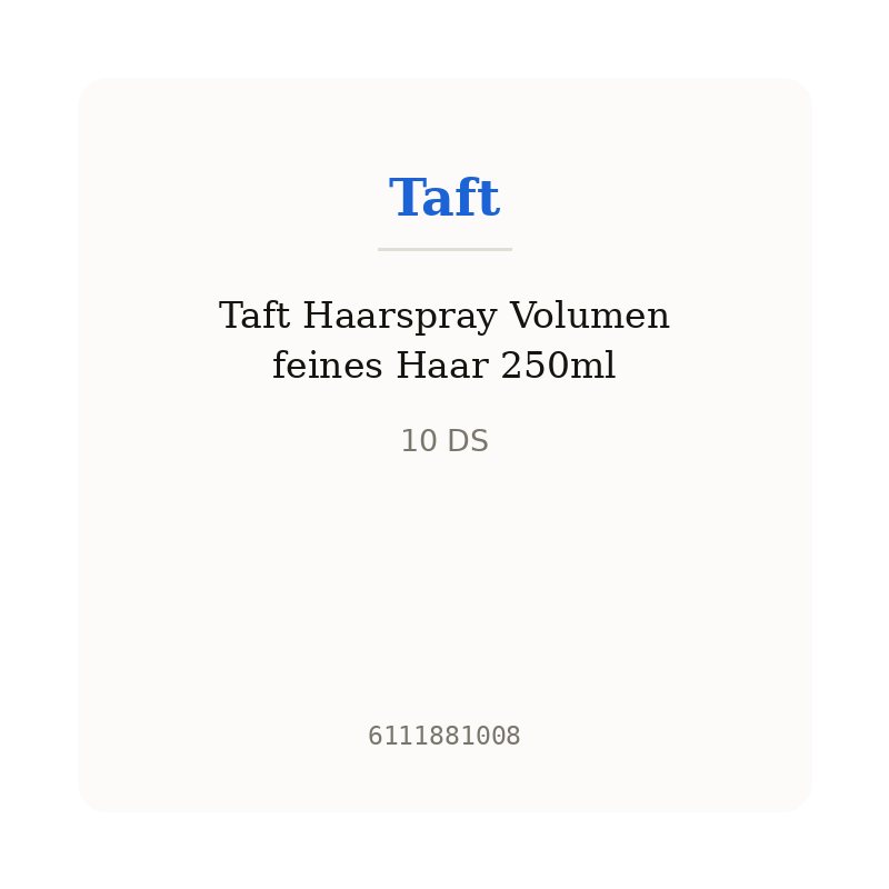 Taft Haarspray Volumen feines Haar 250ml