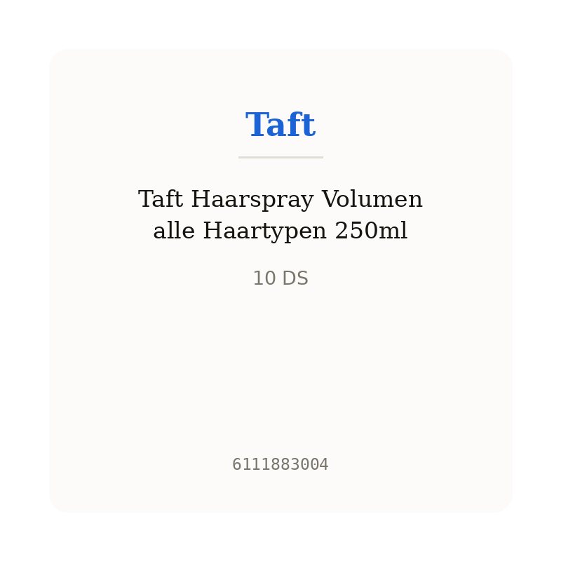 Taft Haarspray Volumen alle Haartypen 250ml