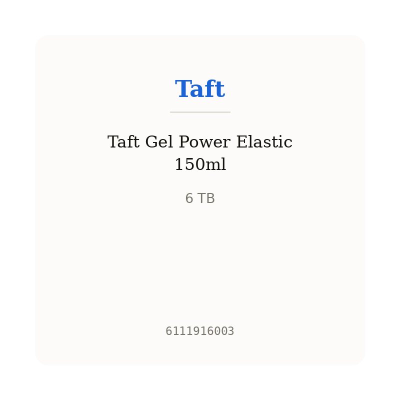 Taft Gel Power Elastic 150ml