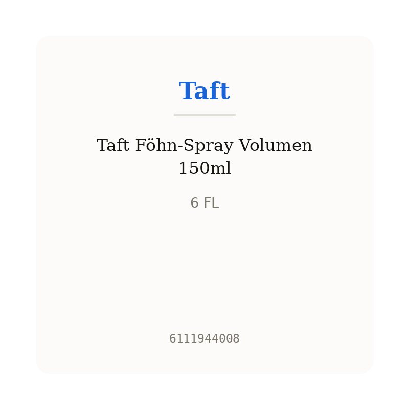 Taft Föhn-Spray Volumen 150ml