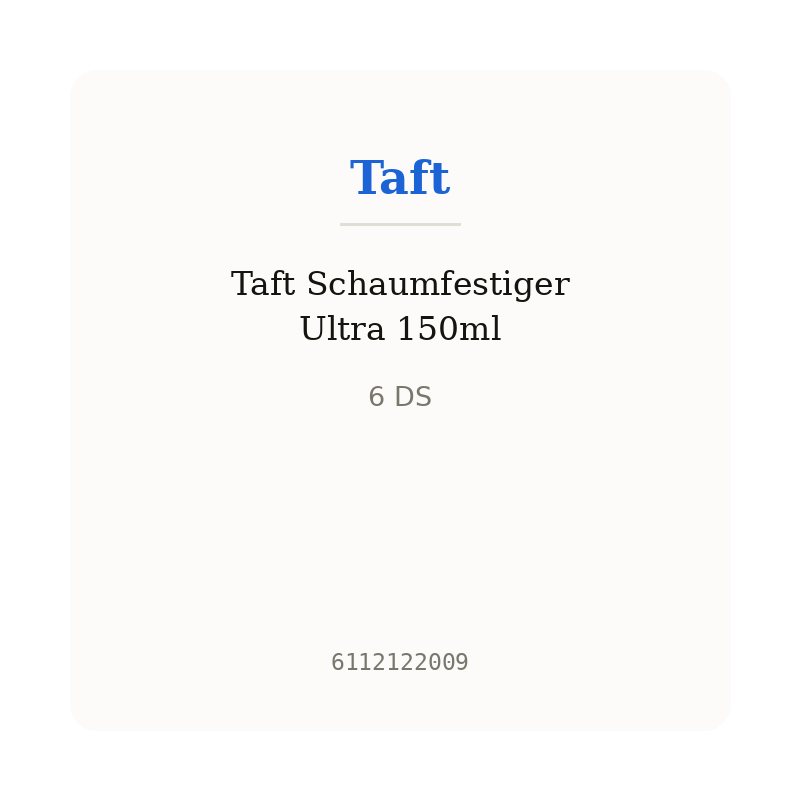 Taft Schaumfestiger Ultra 150ml