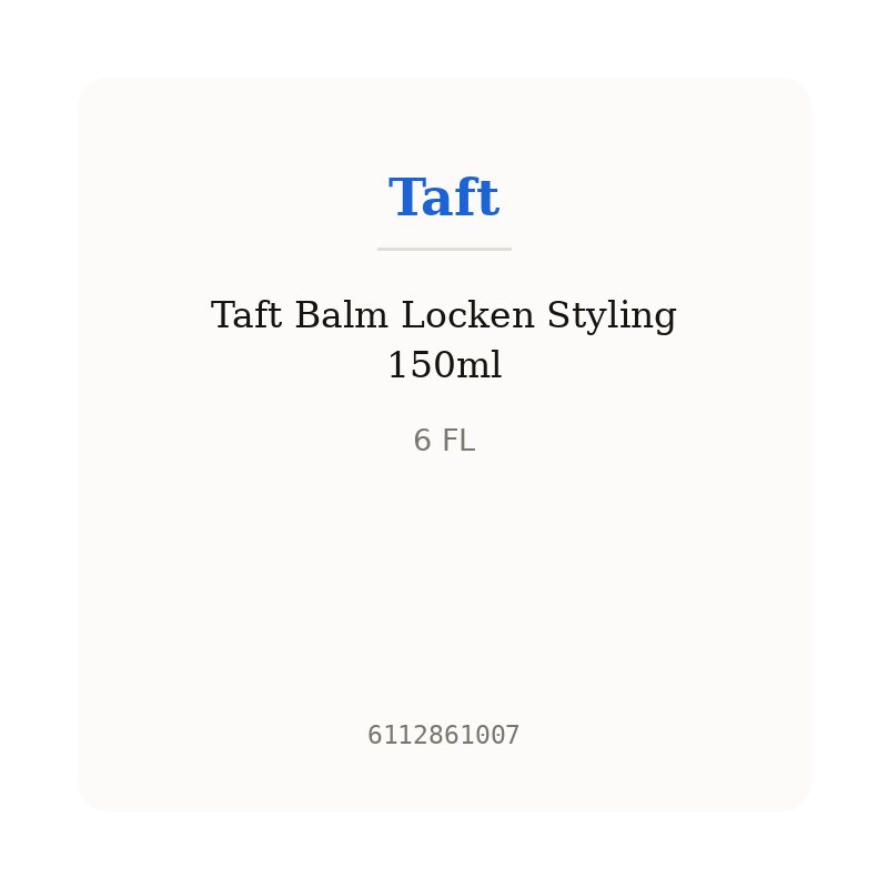 Taft Balm Locken Styling 150ml