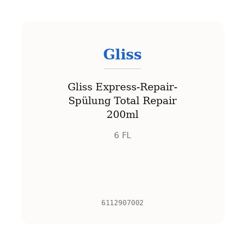 Gliss Express-Repair-Spülung Total Repair 200ml