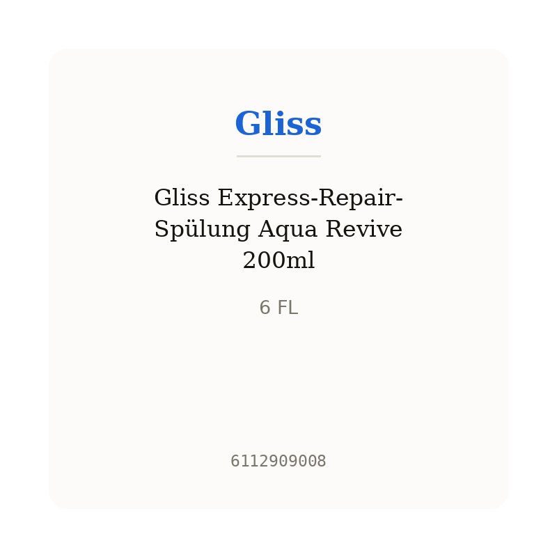 Gliss Express-Repair-Spülung Aqua Revive 200ml