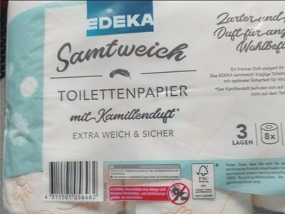EDEKA Toilettenpapier Kamille 3-lagig 8x150BL