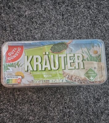 GUT&GÜNSTIG Schmelzkäse-Schale 50% Kräuter 200g VLOG