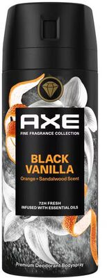 Axe Deo Bodyspray Premium Black Vanilla ohne Aluminiumsalze 150ml
