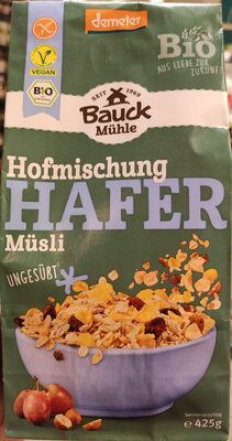 Demeter Bauckhof Hafer Müsli Hofmischung glutenfrei 425g