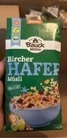Demeter Bauckhof Hafer Müsli Bircher ungesüßt glutenfrei 425g