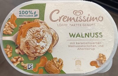 Langnese Cremissimo Walnuss Eis 825ml