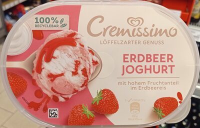 Langnese Cremissimo Erdbeer Joghurt Eis 825ml