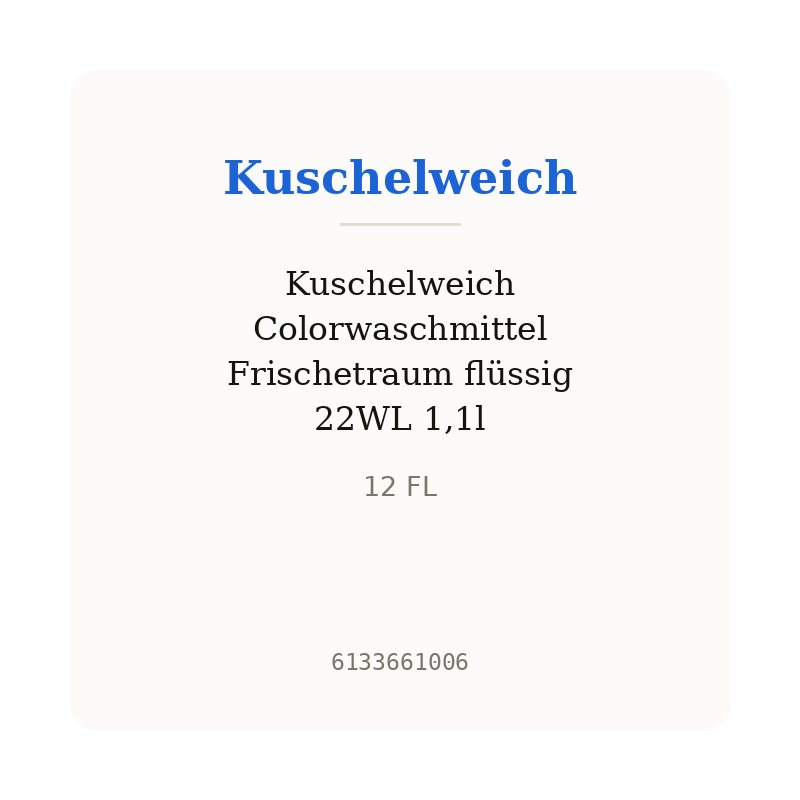 Kuschelweich Colorwaschmittel Frischetraum flüssig 22WL 1,1l