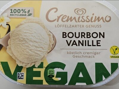 Langnese Cremissimo Bourbon Vanille Eis vegan 825ml