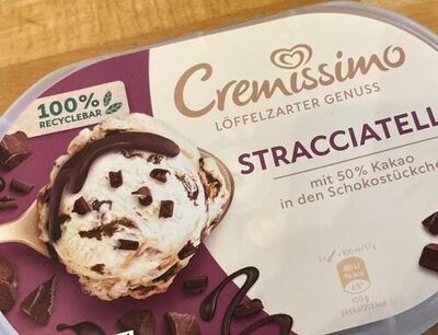 Langnese Cremissimo Stracciatella Eis 825ml