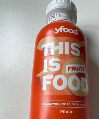 yfood Trinkmahlzeit Fruity Peach 0,5l DPG