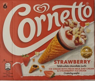 Langnese Cornetto Erdbeer 6x90ml
