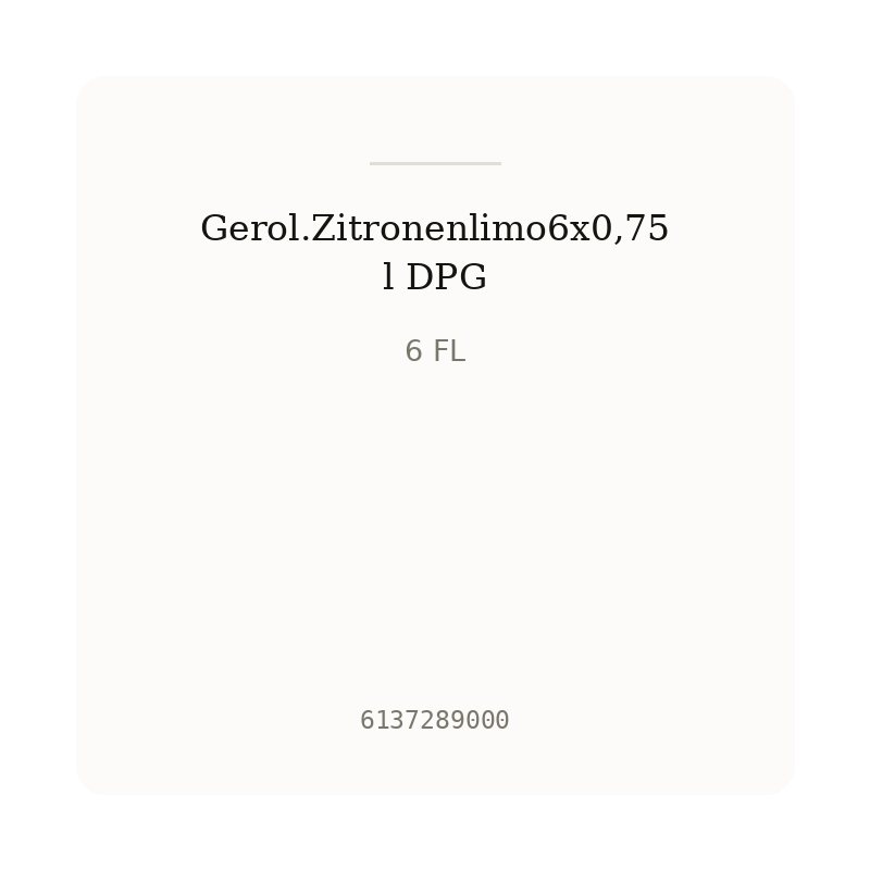 Gerol.Zitronenlimo6x0,75l DPG