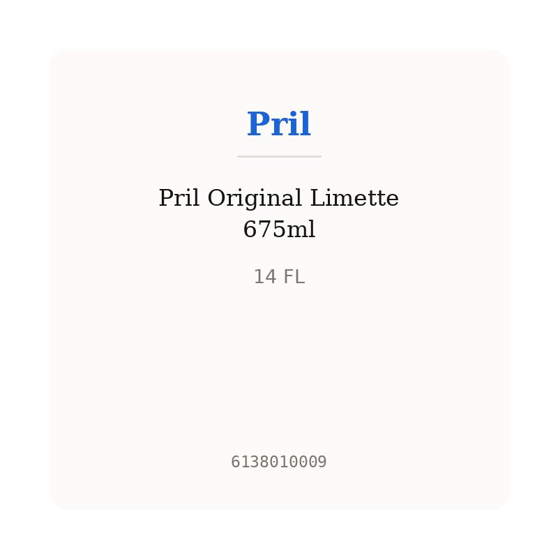Pril Original Limette 675ml