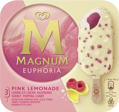 Langnese Magnum Euphoria Pink Lemonade 3x90ml