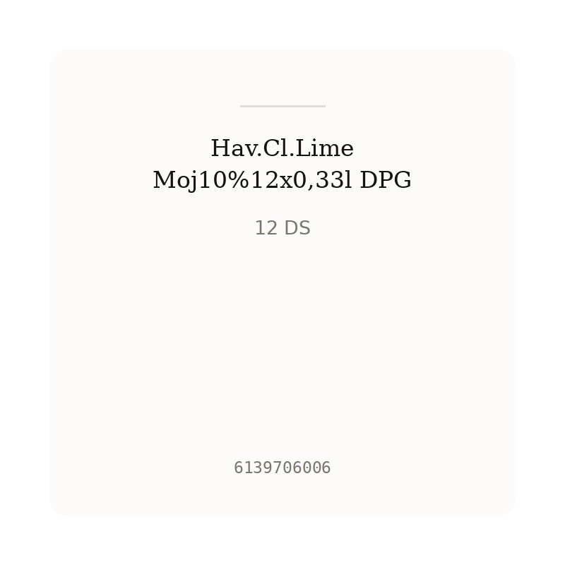 Hav.Cl.Lime Moj10%12x0,33l DPG