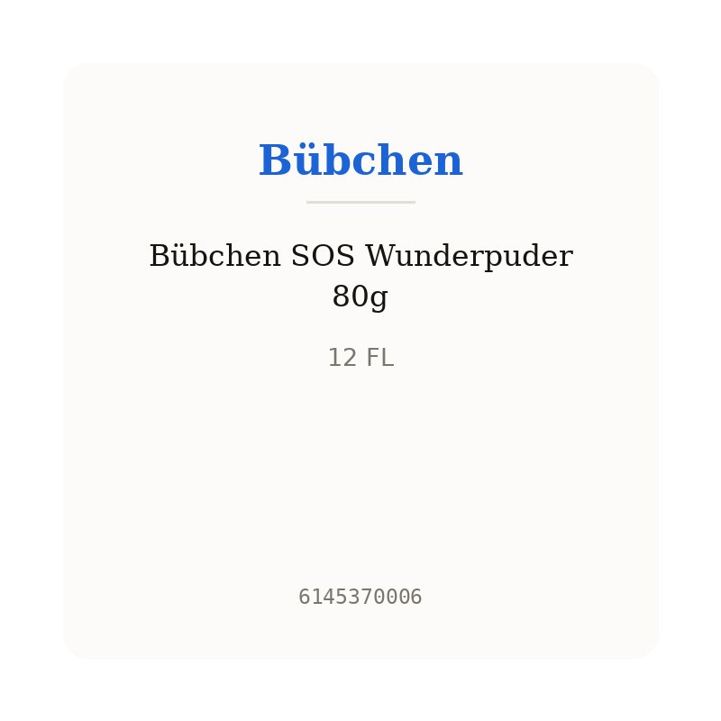 Bübchen SOS Wunderpuder 80g