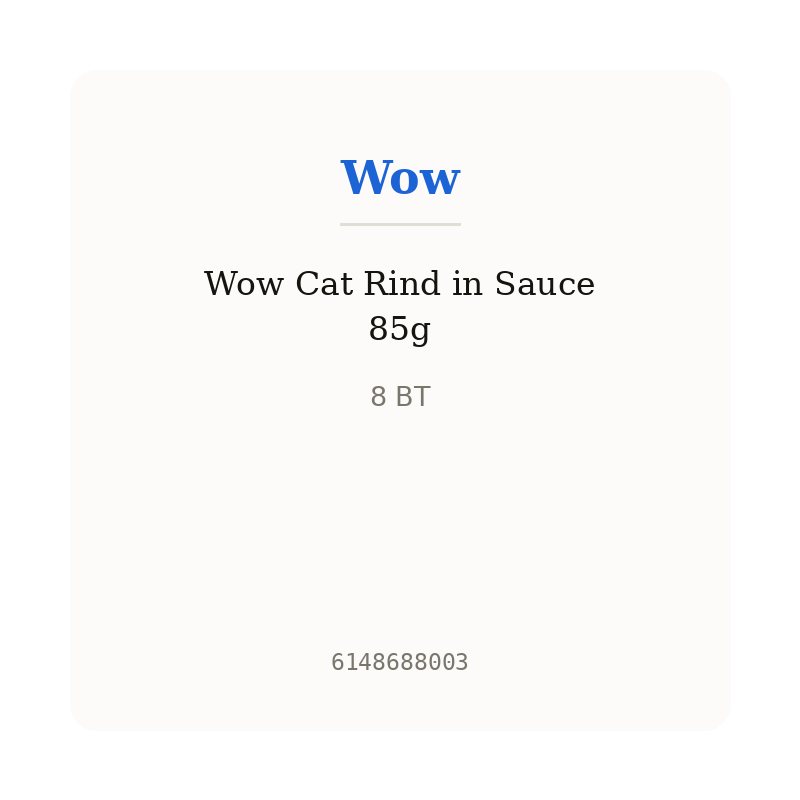 Wow Cat Rind in Sauce 85g