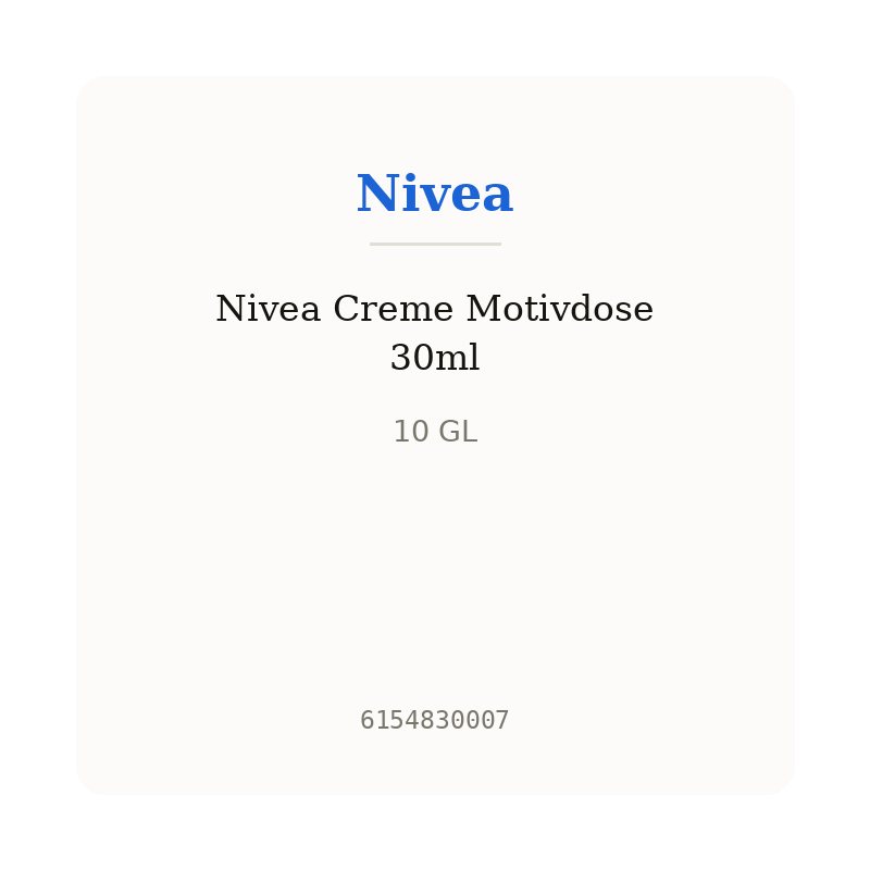 Nivea Creme Motivdose 30ml