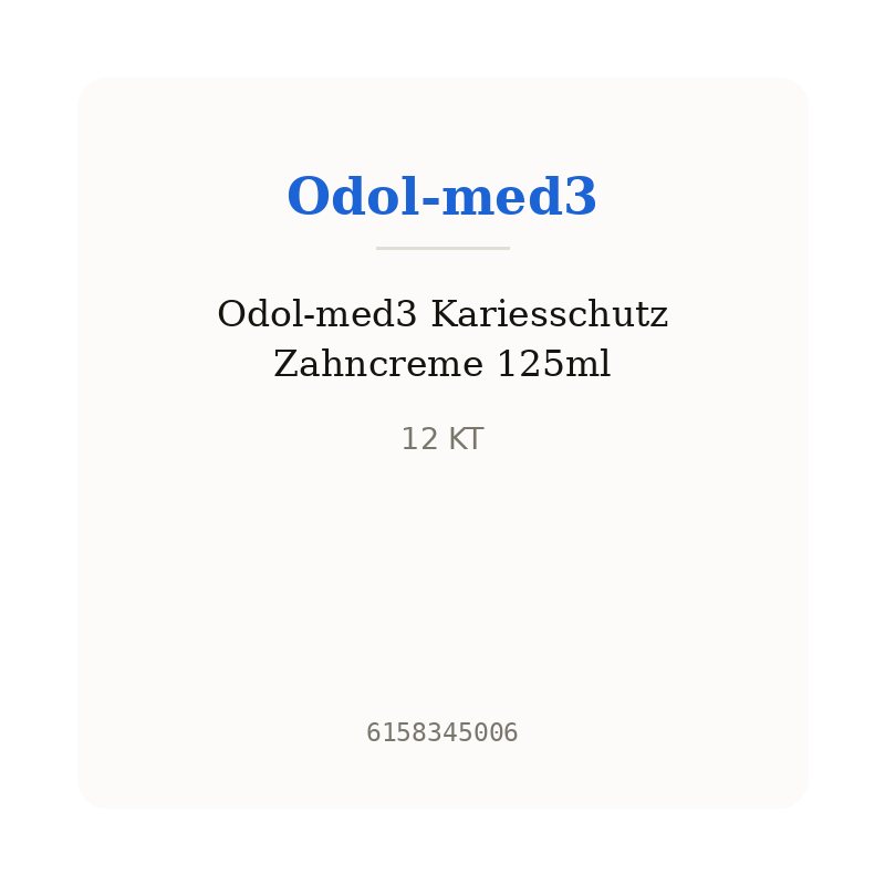 Odol-med3 Kariesschutz Zahncreme 125ml