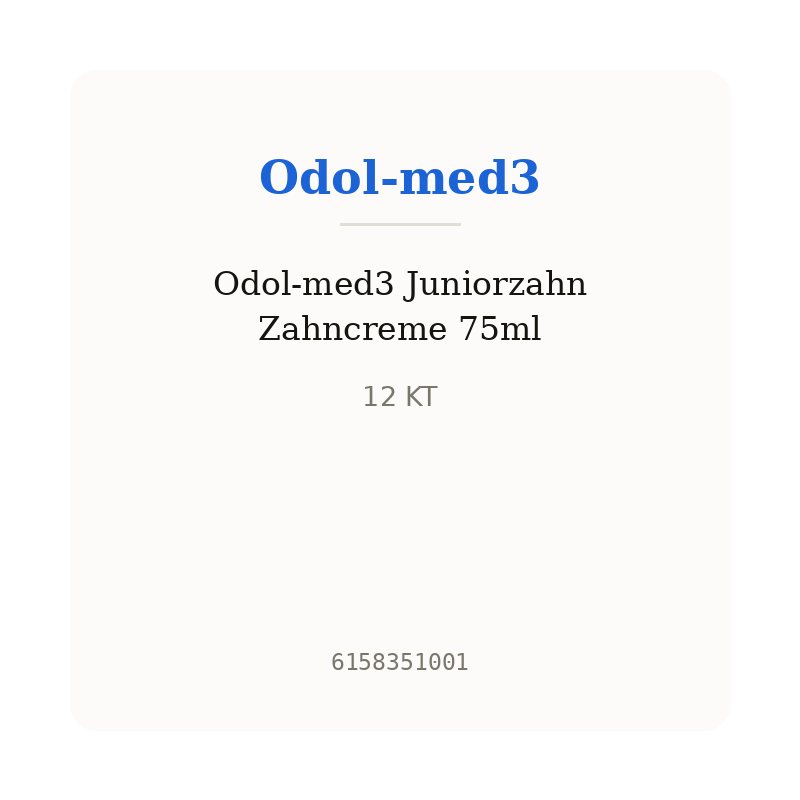 Odol-med3 Juniorzahn Zahncreme 75ml