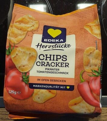 EDEKA Herzstücke Chips Cracker Pikante Tomate 125g