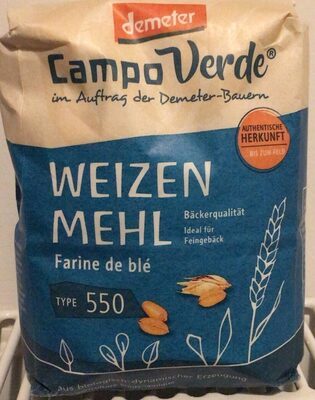 Demeter Campo Verde Weizenmehl Type 550 1kg